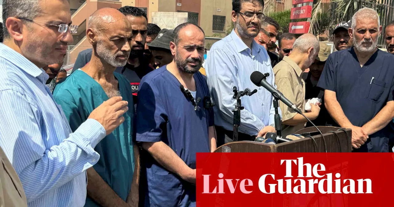 Israel-Gaza war live: release of detained al-Shifa hospital director sparks political row in Israel