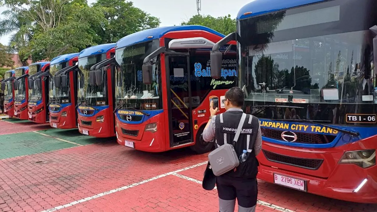 'Oil City' is increasingly congested, Balikpapan City Trans buses are operated at a fare of IDR 0