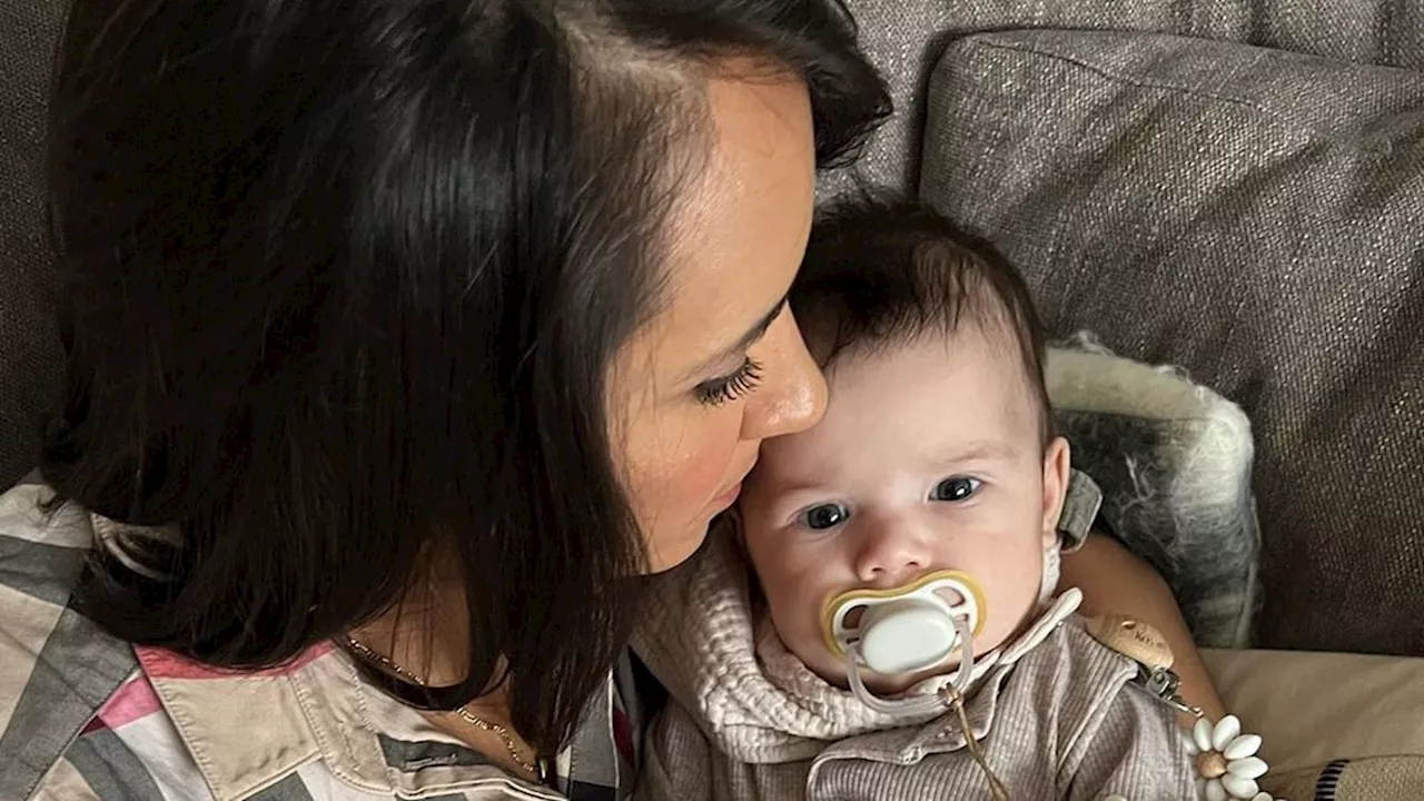 Janette Manrara's daughter Lyra is dad Aljaz's double in new pictures