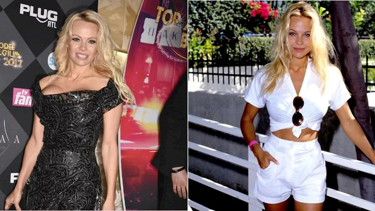 Pamela Anderson's changing looks over the years as she turns 58