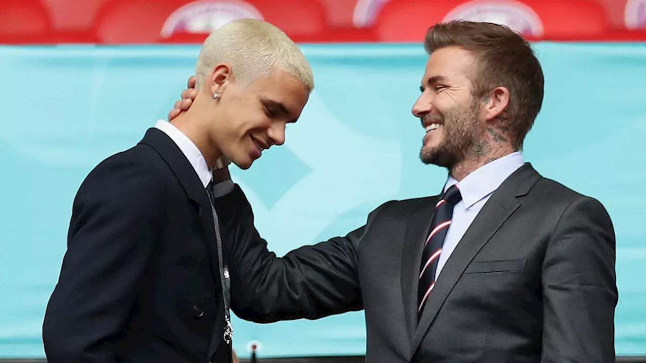 Romeo Beckham borrows dad David's most infamous fashion look at Wimbledon