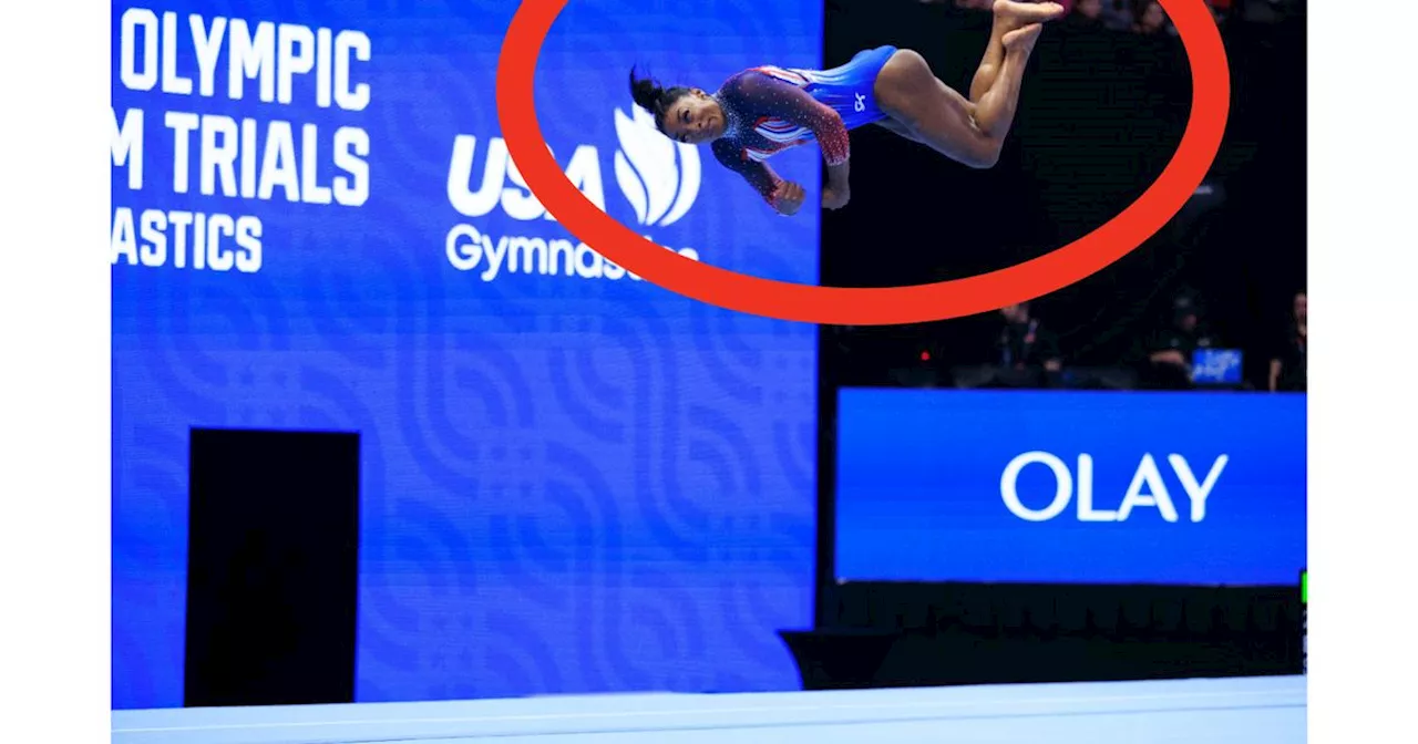 Simone Biles Launches ‘Into Space’ In Jaw-Dropping Floor Routine