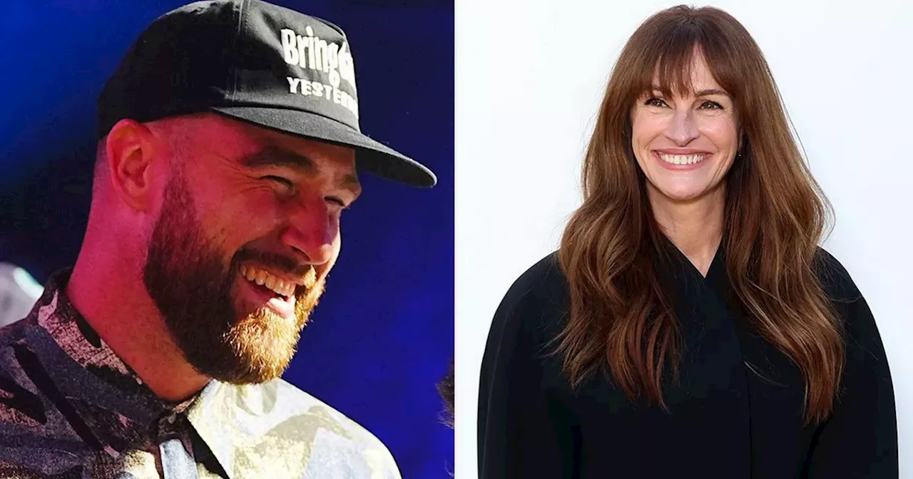 Julia Roberts and Travis Kelce share adorable moment at Taylor Swift Dublin gig