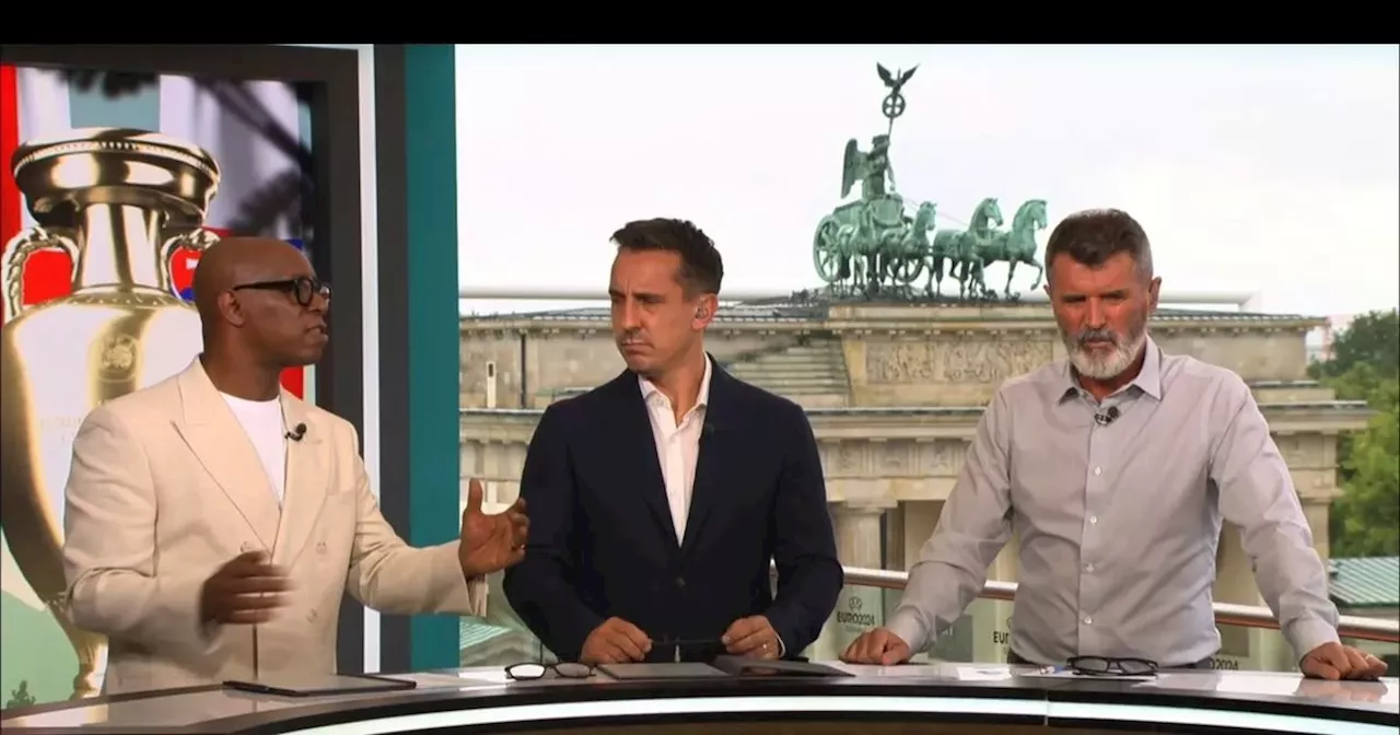 Roy Keane and Ian Wright tell Gary Neville off live on TV before England rally