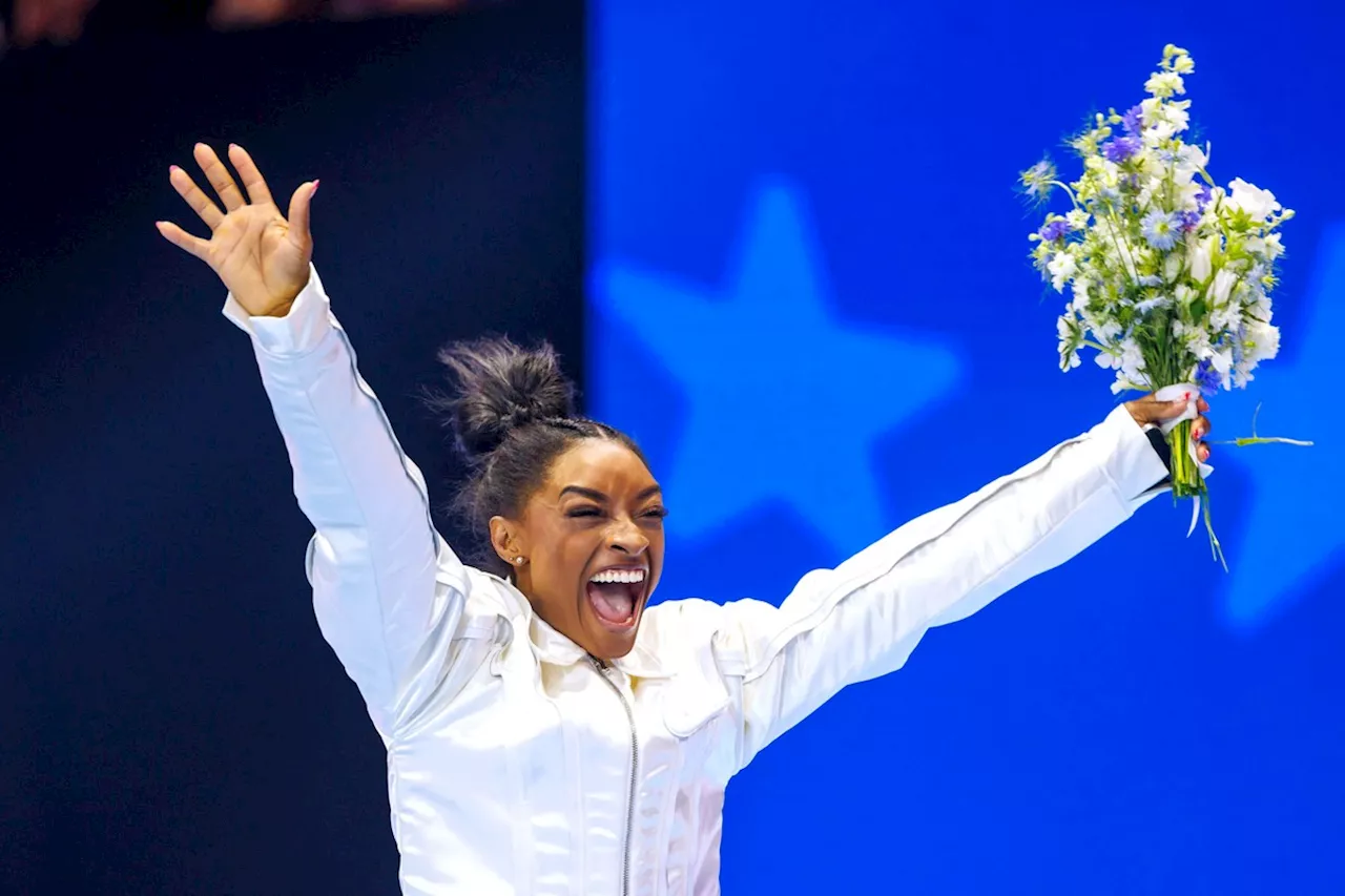 Simone Biles vence seletiva nos EUA e se classifica para os Jogos de Paris-2024