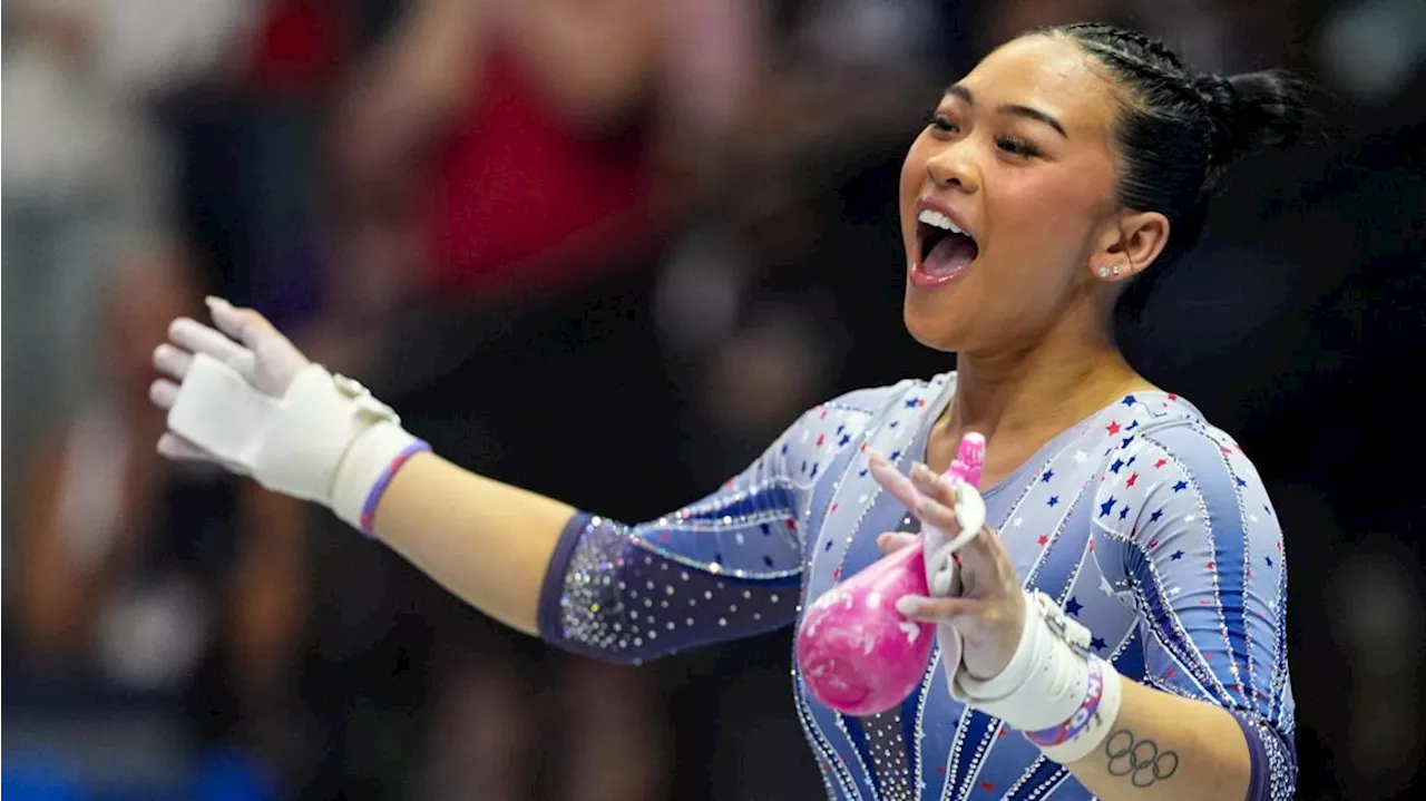 Suni Lee, Simone Biles headed for Paris with U.S. women's gymnastics team