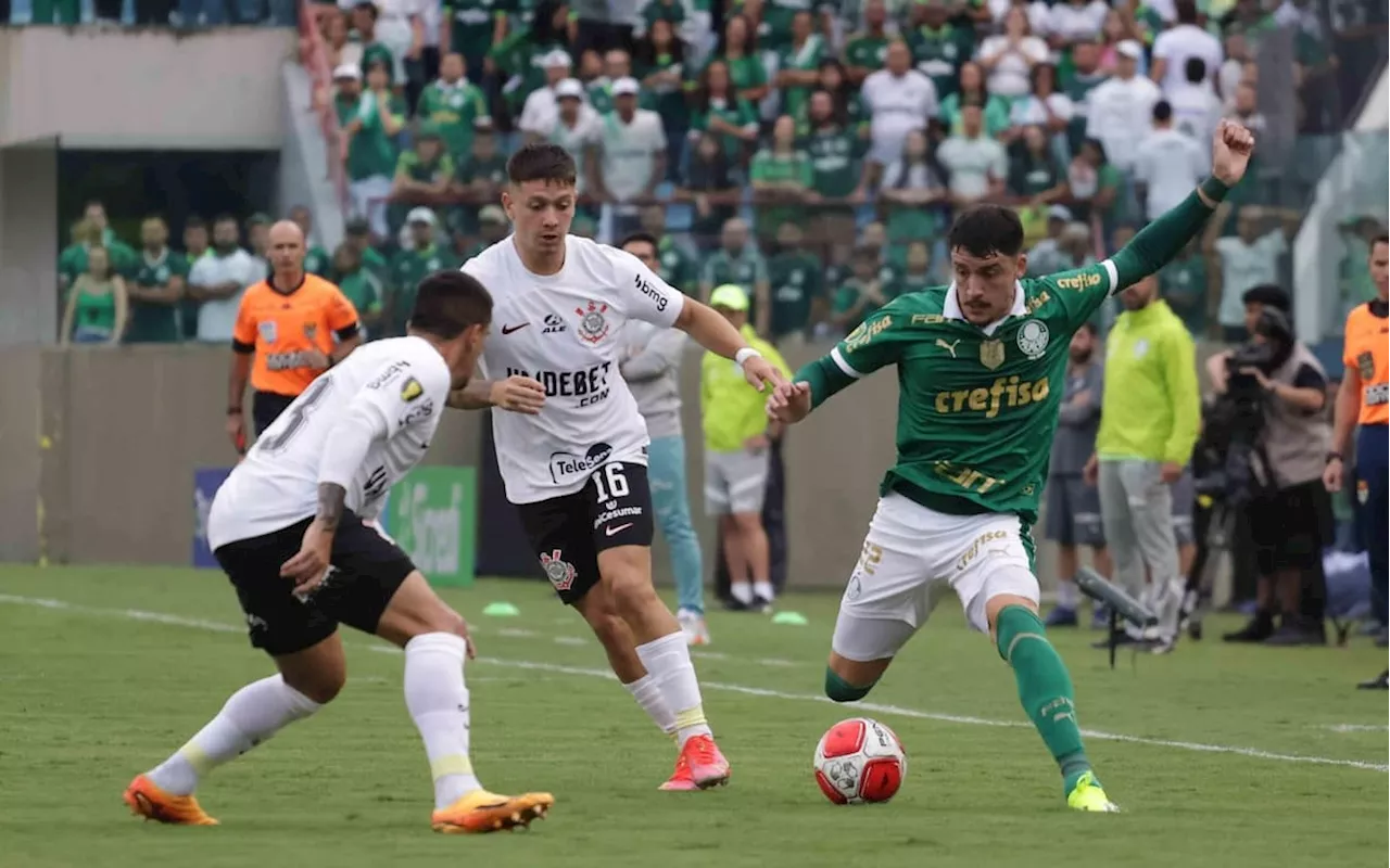 Palmeiras x Corinthians: onde assistir, escalações e horário do jogo pelo Brasileirão