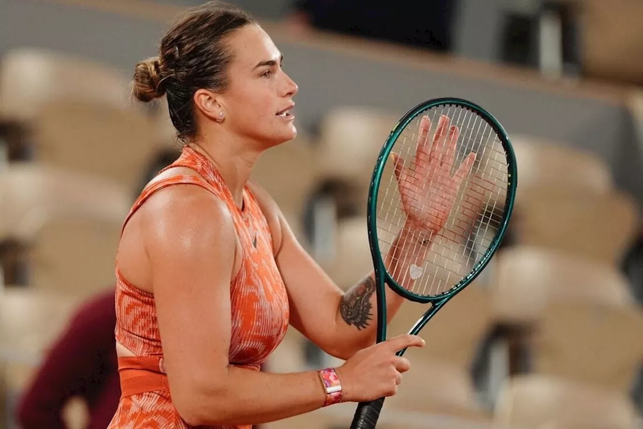 Sabalenka não melhora de lesão e desiste de Wimbledon