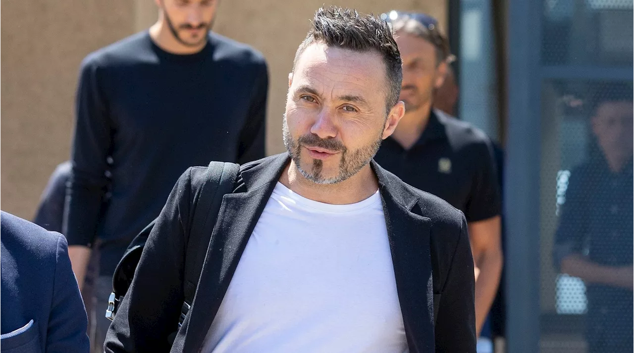 L'OM officialise l'arrivée de Roberto De Zerbi qui signe jusqu'en 2027