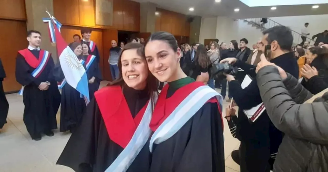 Martina, la estudiante no vidente en el cuadro de honor de la Facultad de Derecho