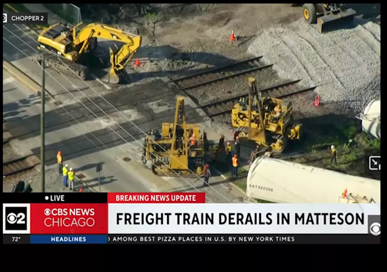 Cleanup Underway After Train Derailment in Illinois Leads to Temporary Evacuation, Leak of ‘Various Substances’