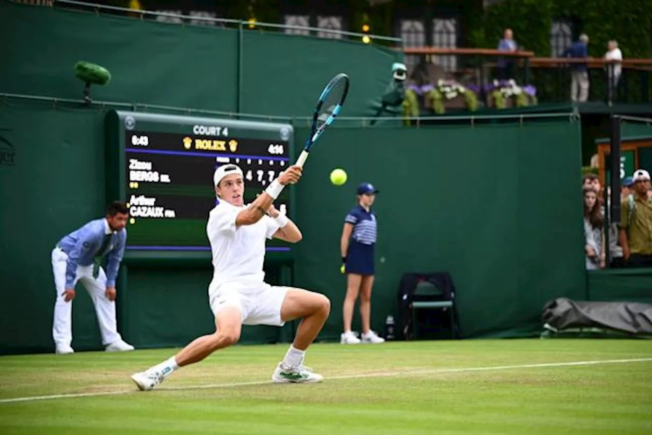 Arthur Cazaux, qualifié pour le 2e tour de Wimbledon : « Je n'avais jamais joué aussi longtemps »