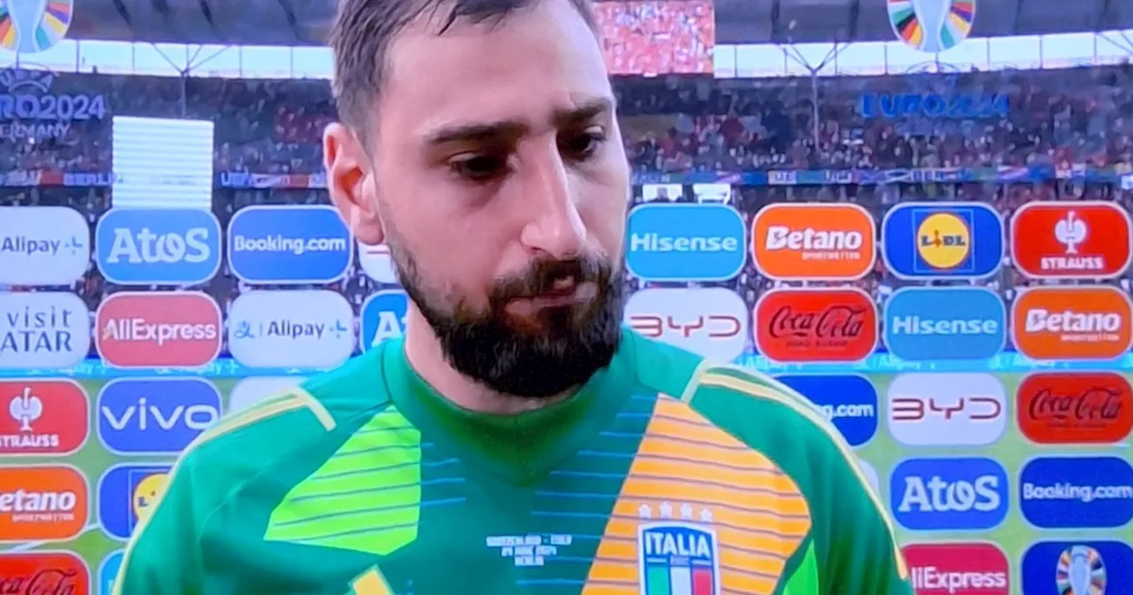 Euro 2024, Buffon gela Donnarumma: "Questo è il minimo"