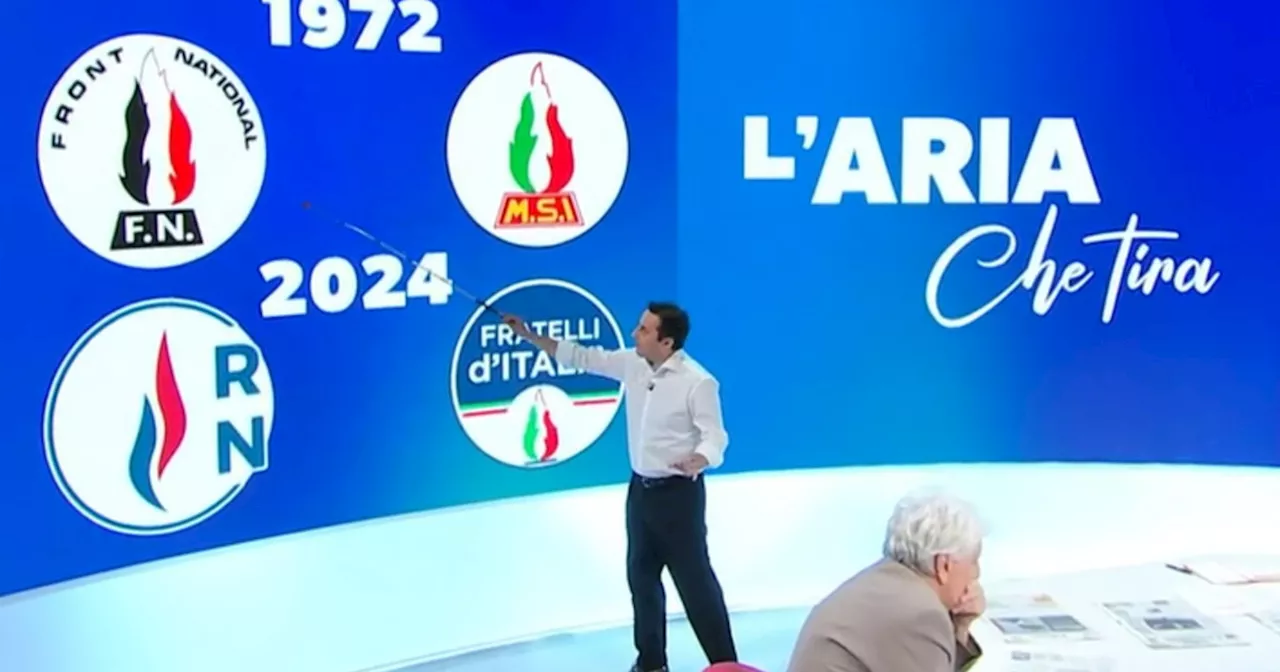 Parenzo, ossessione per Meloni e la Le Pen: &#034;Quelle sono le bare&#034;