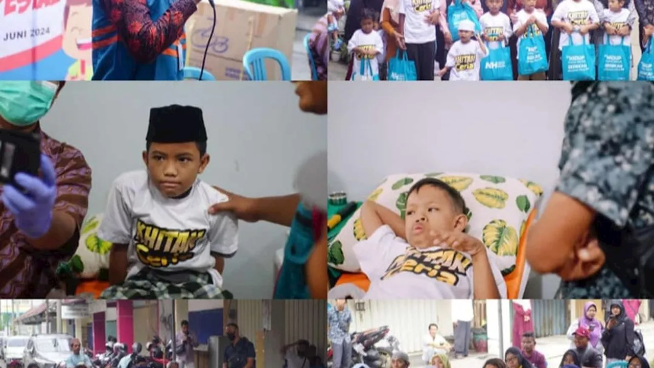 Libur Sekolah, Puluhan Anak Disabilitas di Sidoarjo Ikuti Khitan Massal