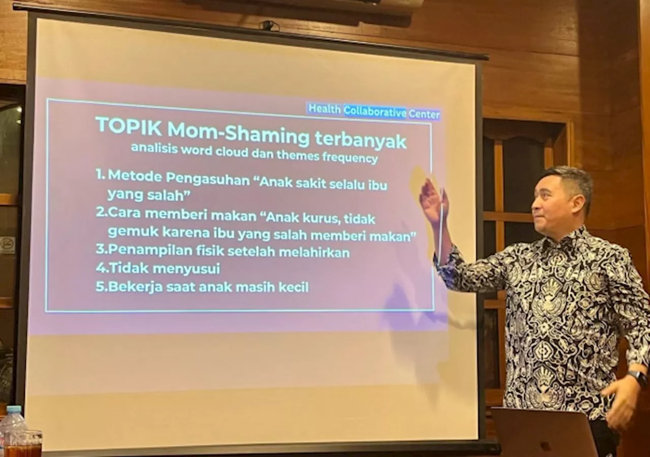 Studi HCC 7 dari 10 Ibu di Indonesia Alami Mom Shaming