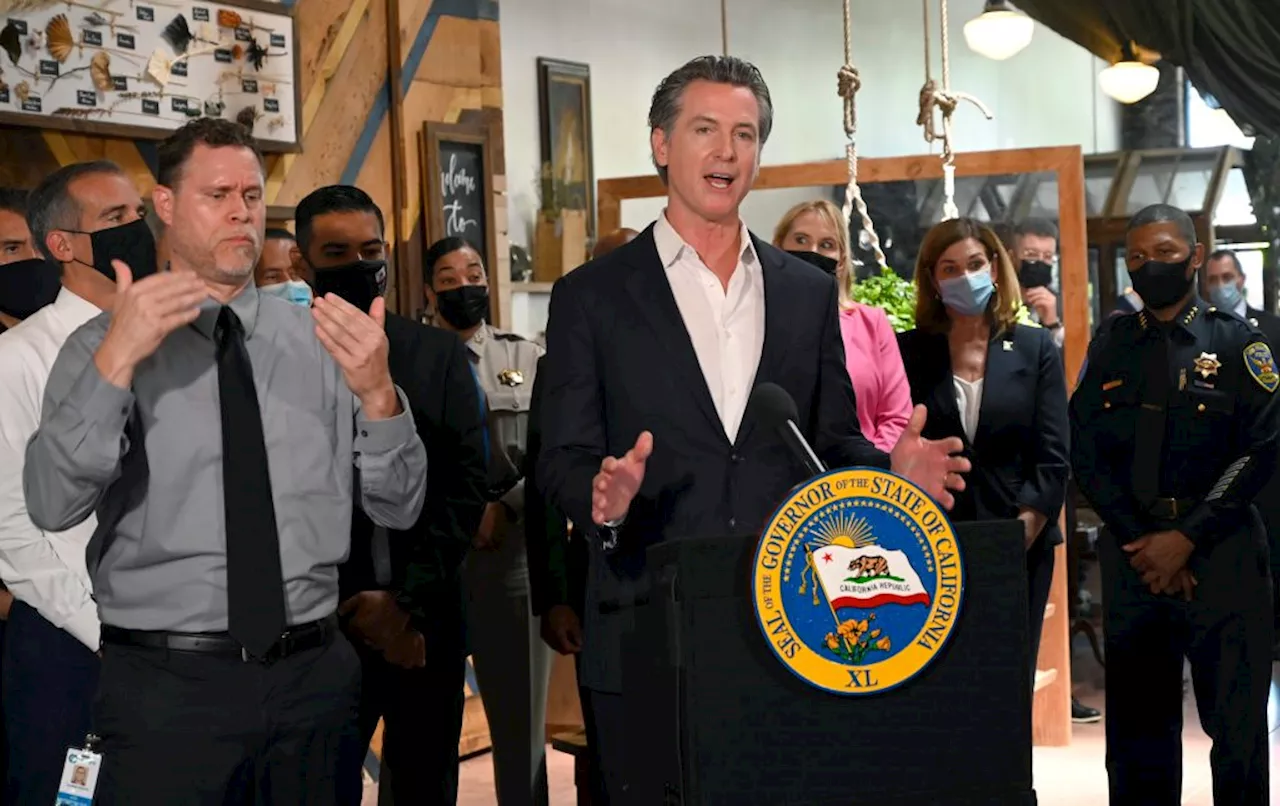 Newsom touts rival shoplifting and drugs ballot initiative to weaken Prop 47