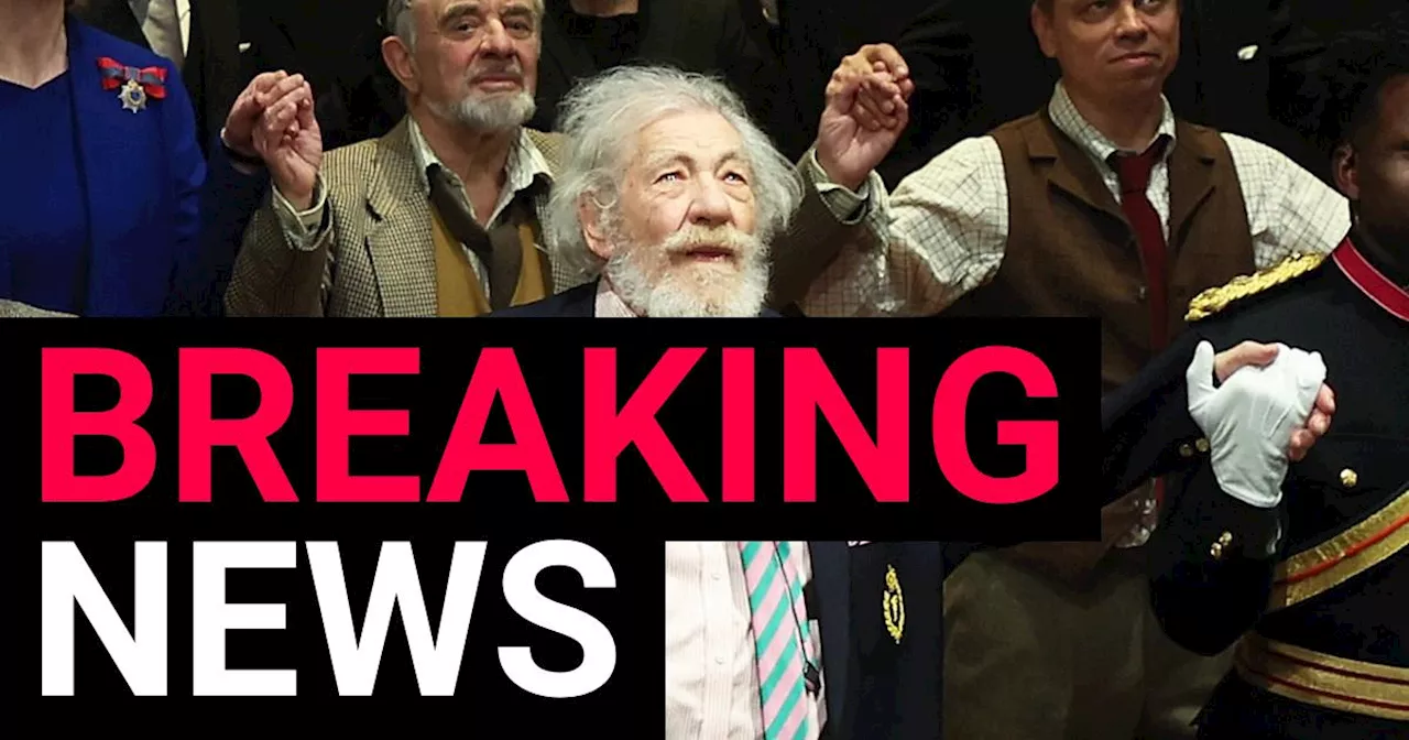 Sir Ian McKellen, 85, gives devastating update after falling from stage