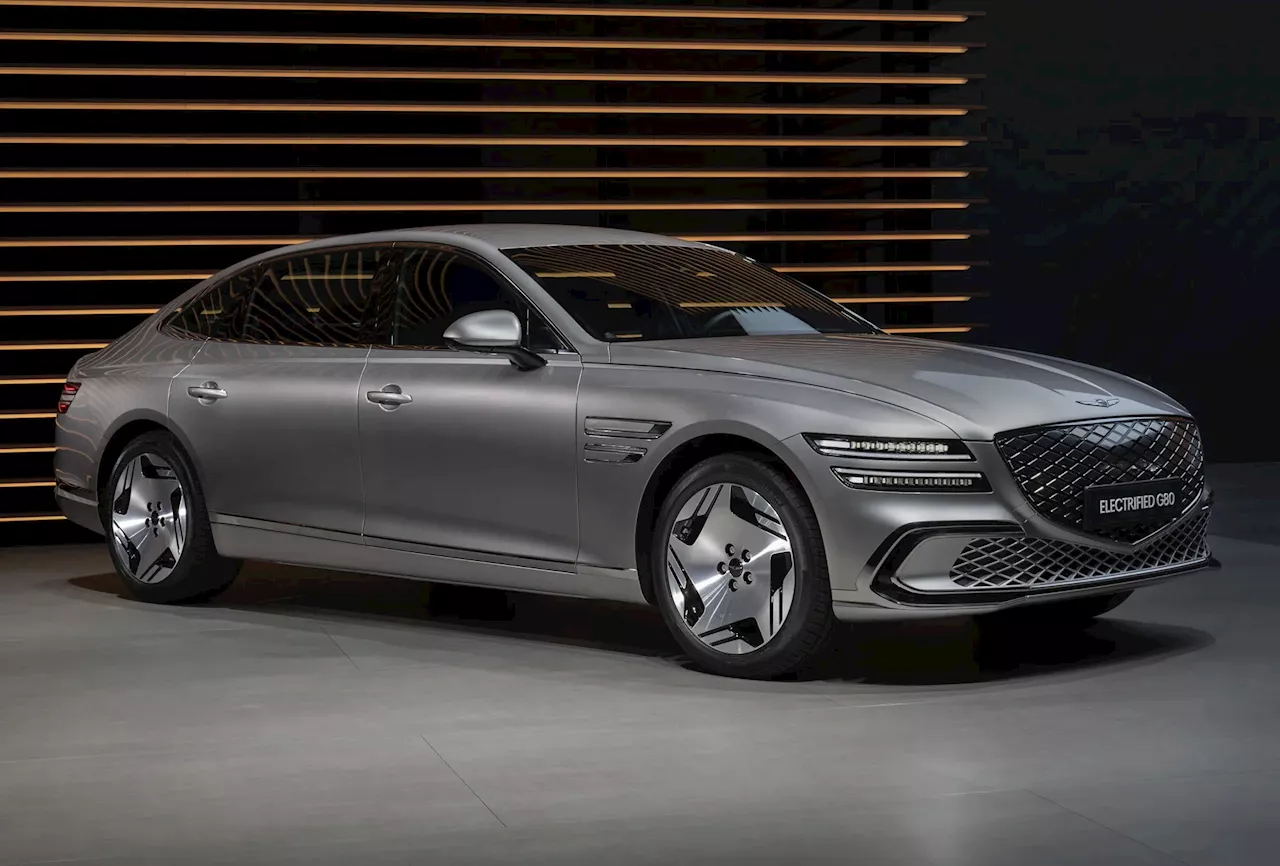 2026 Genesis Electrified G80 grows wheelbase, digital screen