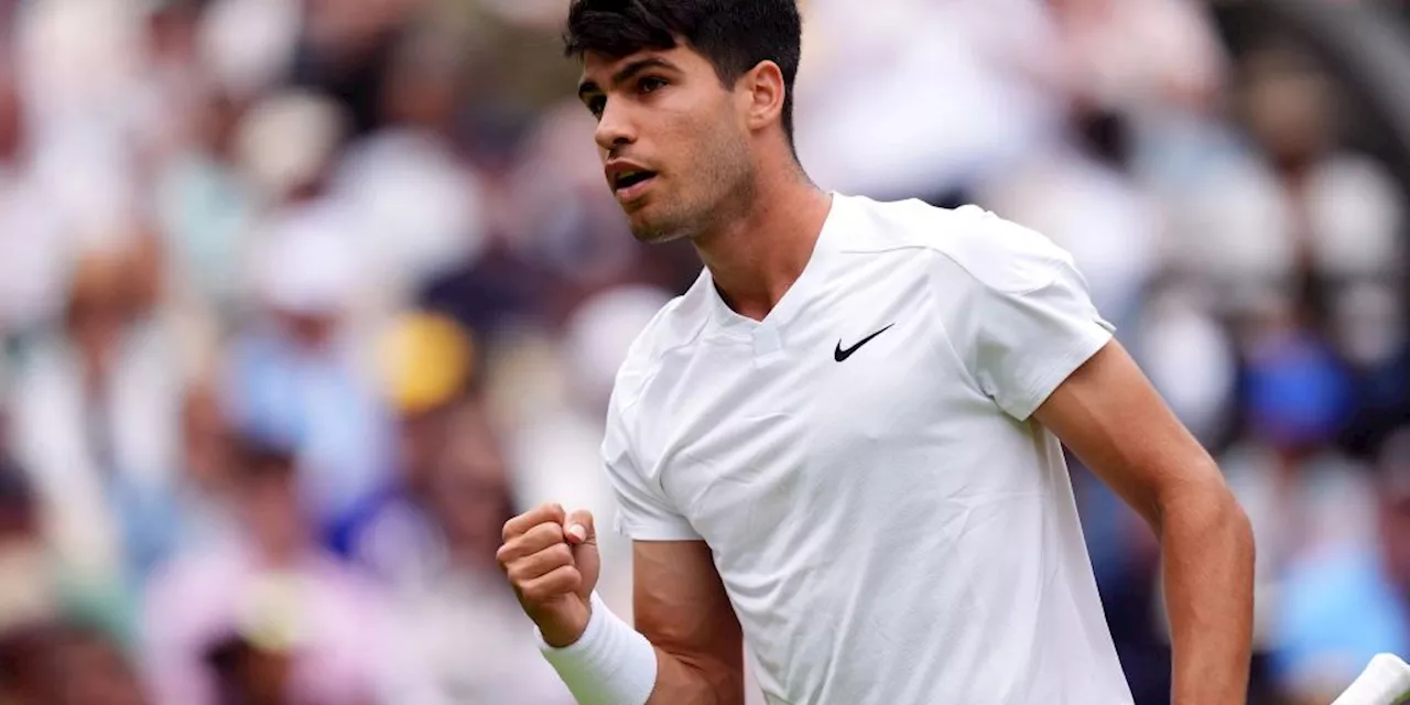 Titelverteidiger Alcaraz erreicht zweite Runde in Wimbledon