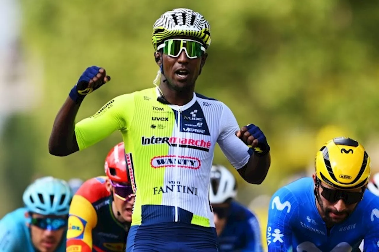 Eritrean Girmay wins Tour de France stage as Carapaz takes race lead