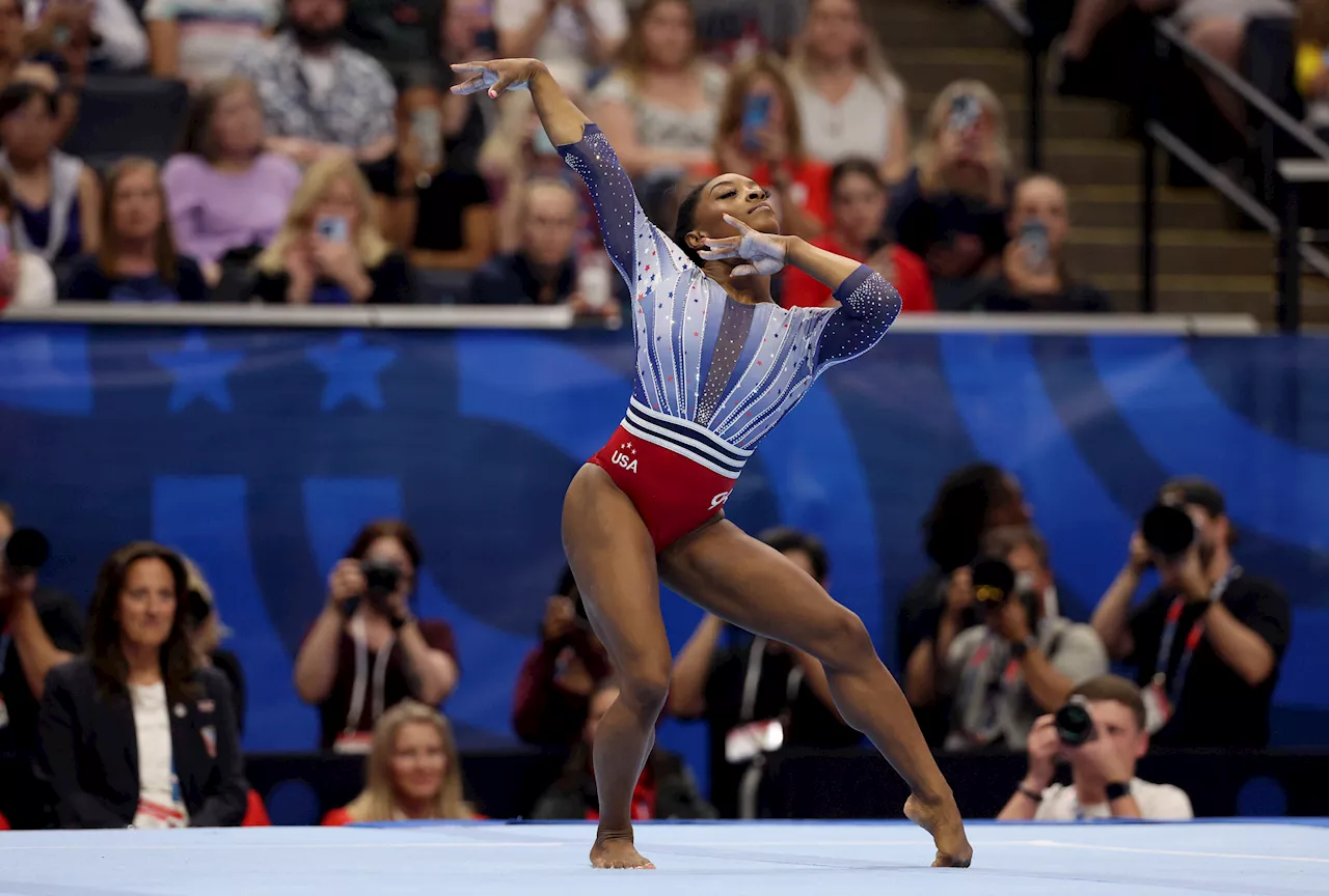 Simone Biles Secures Spot At Third Consecutive Olympic Games After Impressive Trials Win