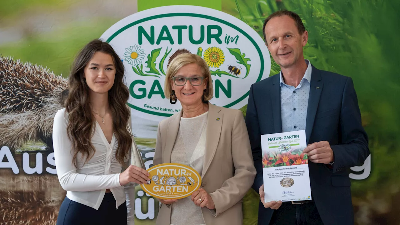 Natur im Garten: Acht Gemeinden für naturnahe Grünraum-Pflege geehrt