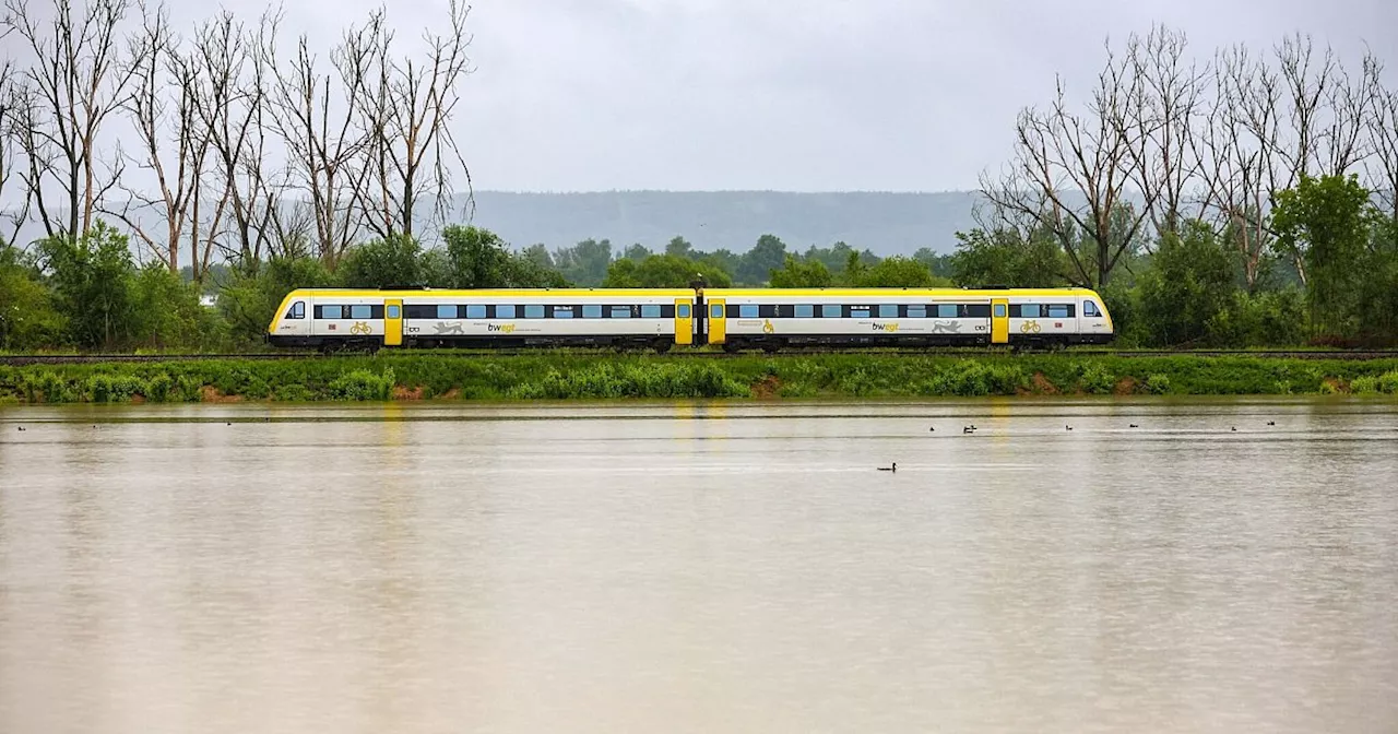 Extrem-Wetter lässt Bahn-Pünktlichkeit im Juni einbrechen