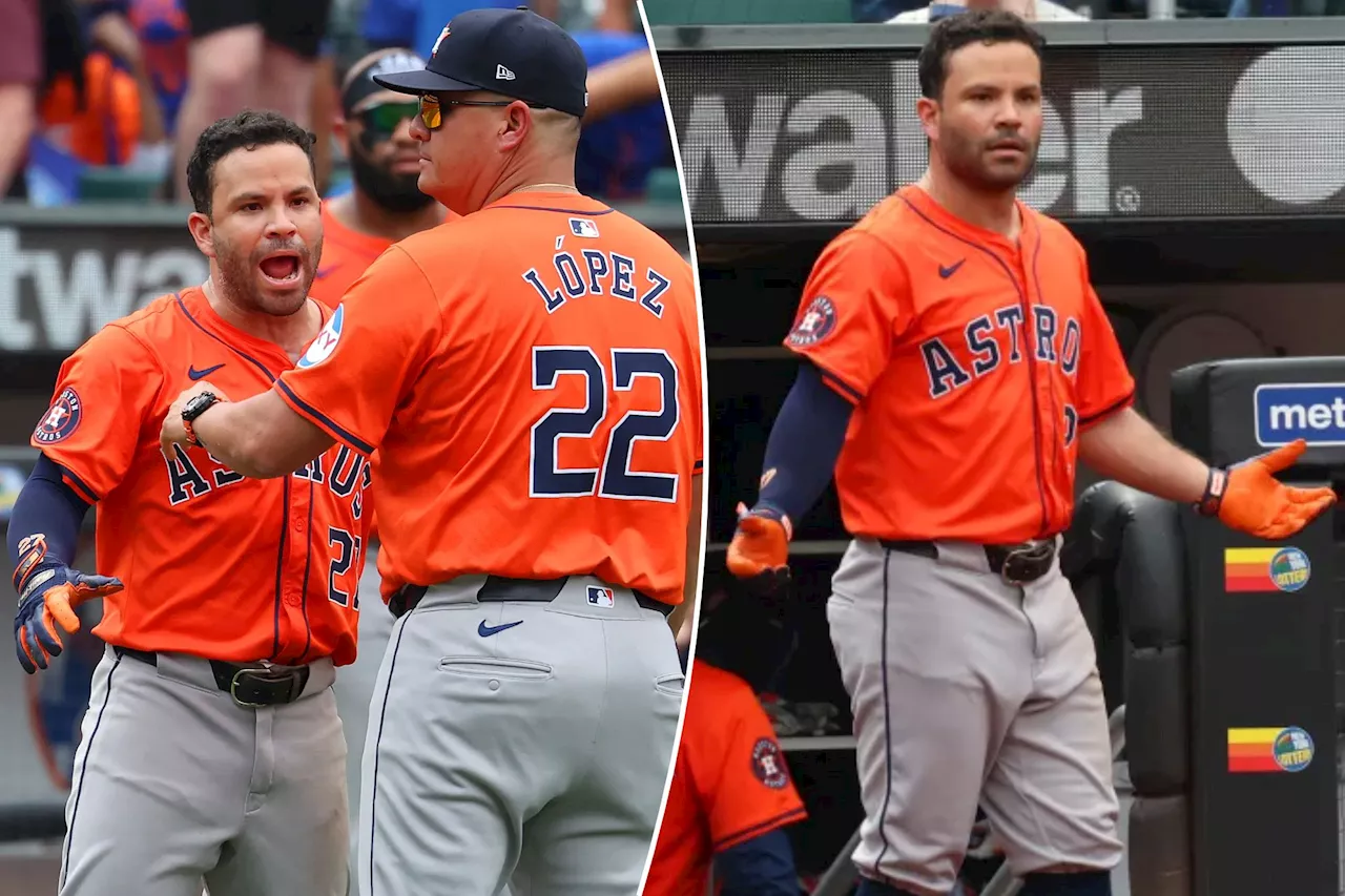 Jose Altuve blasts umpires for missing 'obvious' call after getting ejected vs. Mets for tirade