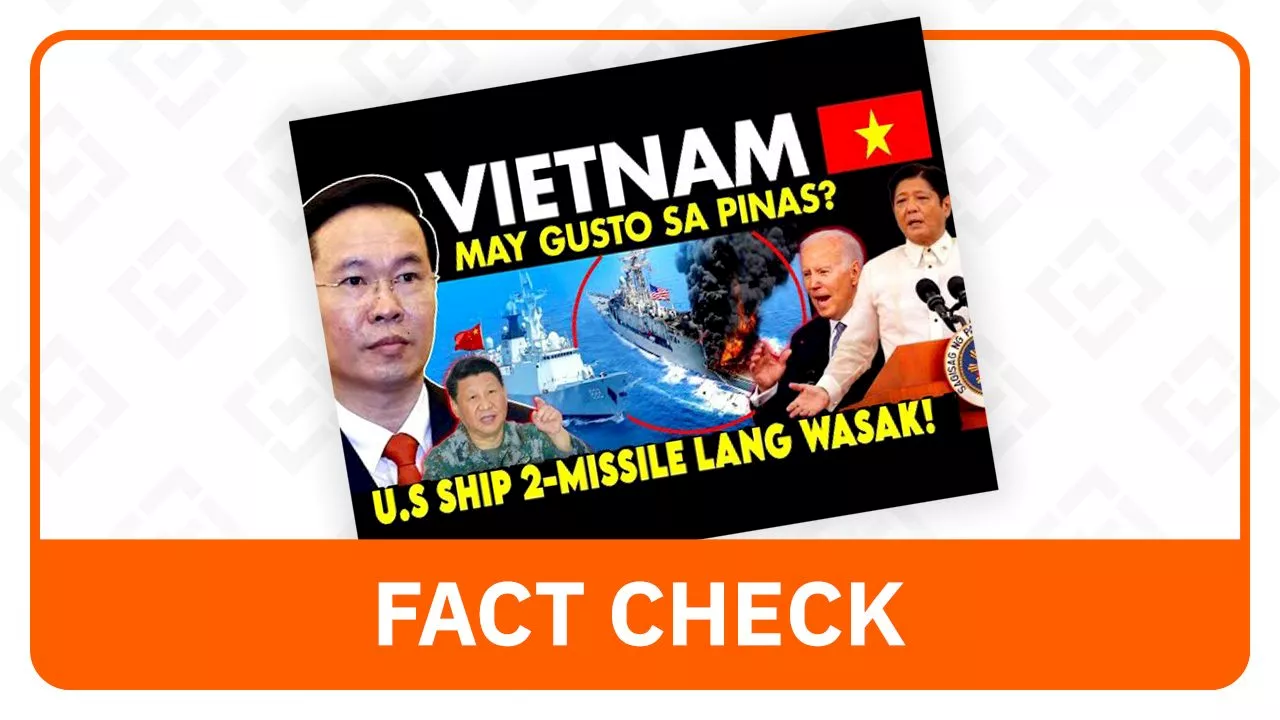 FACT CHECK: USS Philippine Sea in service with US Navy, not PH