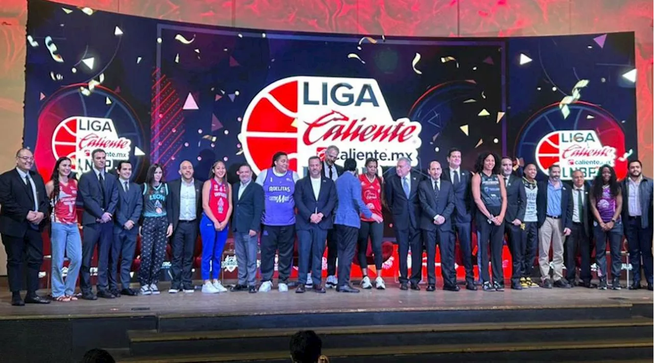 Liga Caliente.MX LNBP presenta su Temporada 2024 con nuevos equipos