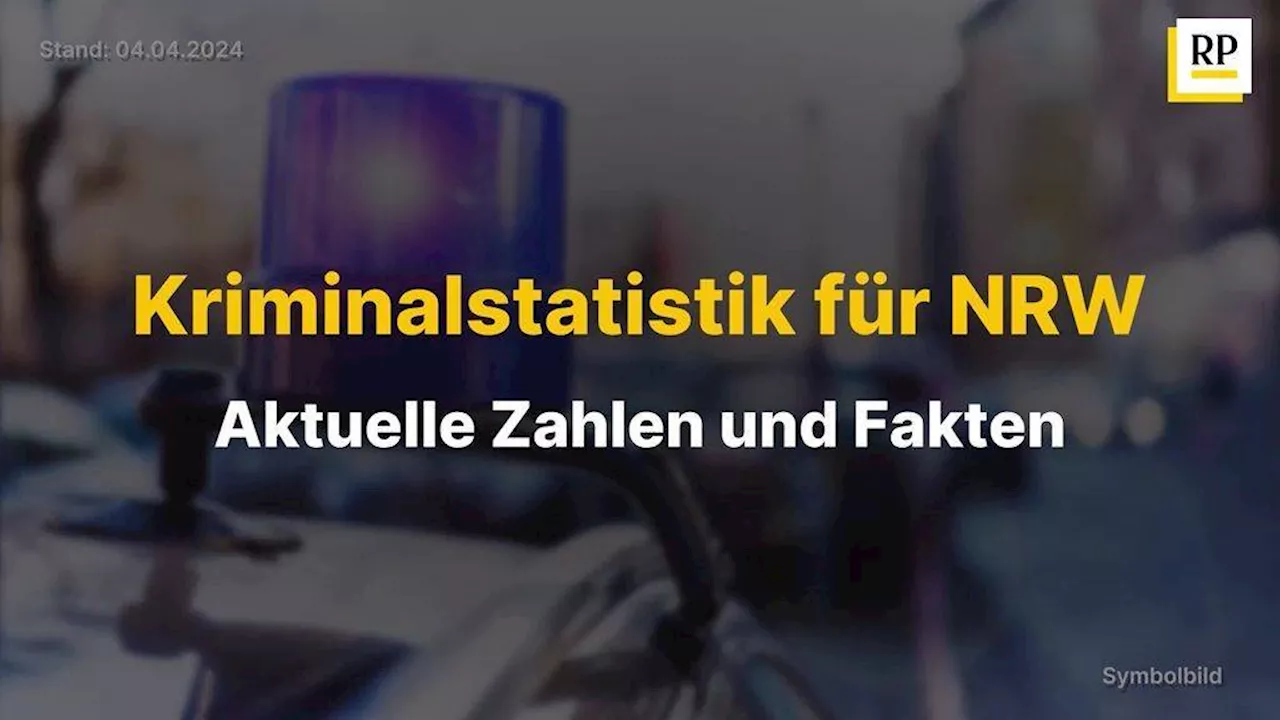 Video: Kriminalstatistik NRW: Höhe Fallzahlen und höhe Aufklärungsrate