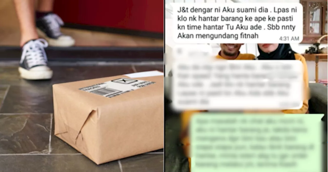 Suami Tak Izin Abang Courier Hantar Barang Dekat Isteri Di Rumah Kalau Dia Tak Ada