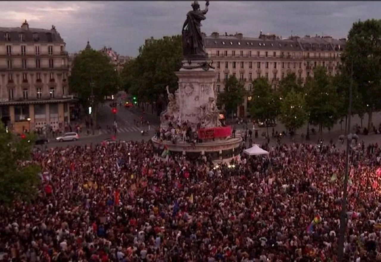 Milhares de franceses protestam contra a extrema-direita após 1º turno das eleições