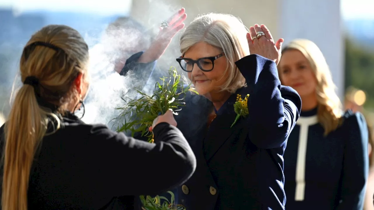 Mostyn sworn in as governor general, vows to reflect Australia’s ‘democratic spirit’