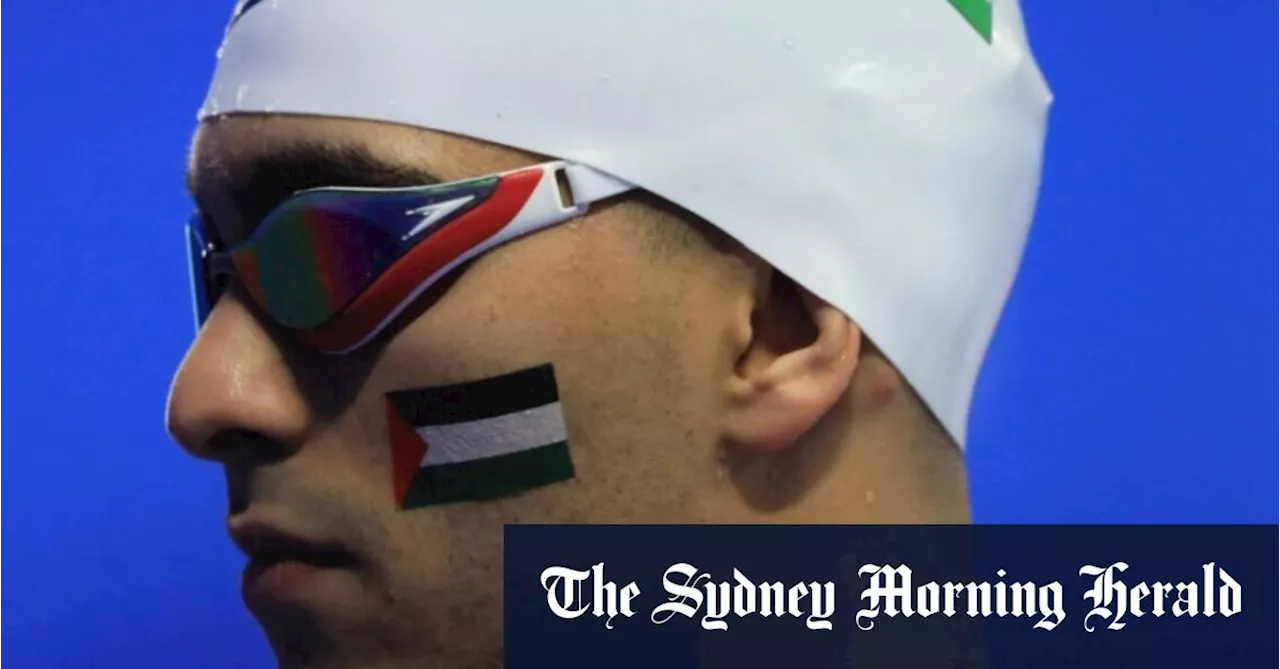 ‘A political statement to be there’: Palestinian swimmer to take a stand at Olympics