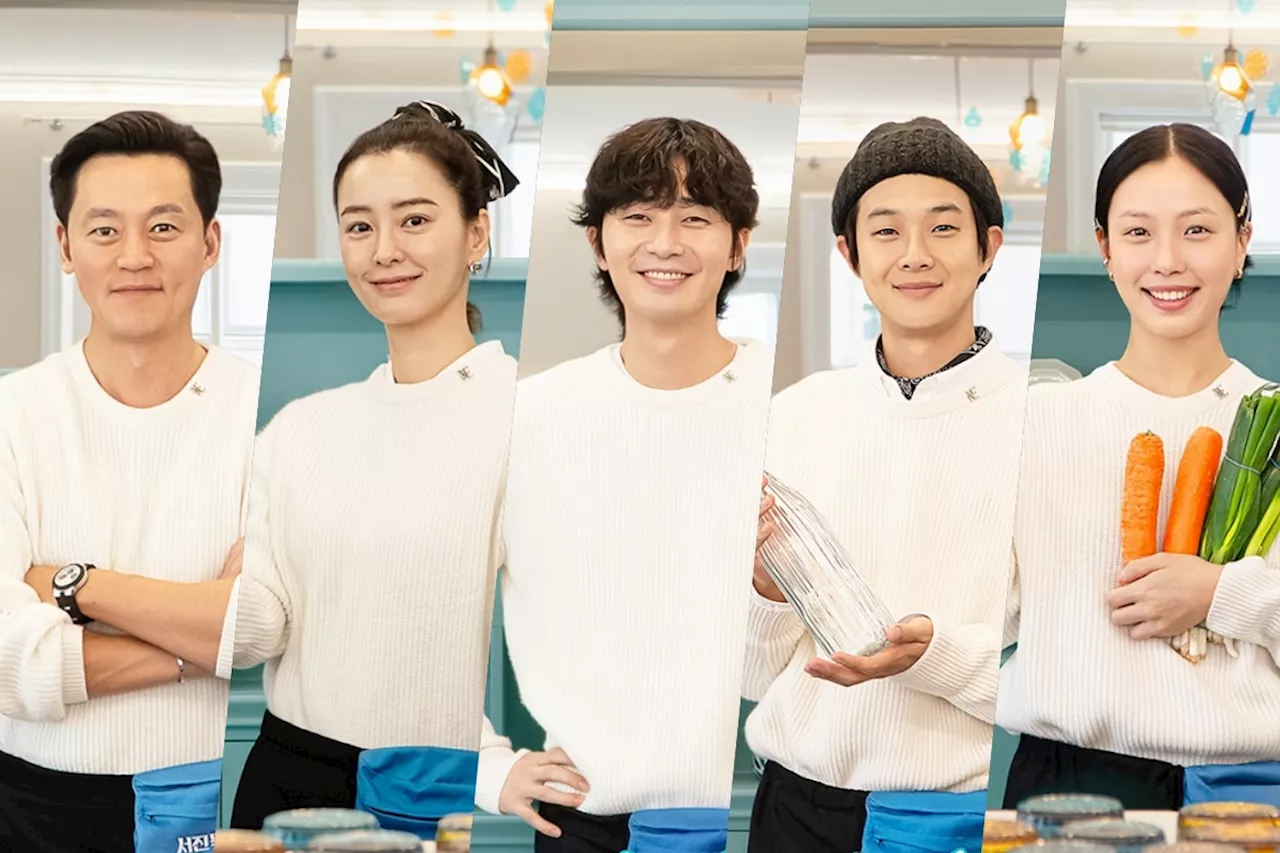 Lee Seo Jin, Jung Yu Mi, Park Seo Joon, Choi Woo Shik, And Go Min Si Are All In For “Jinny’s Kitchen 2” In New Posters