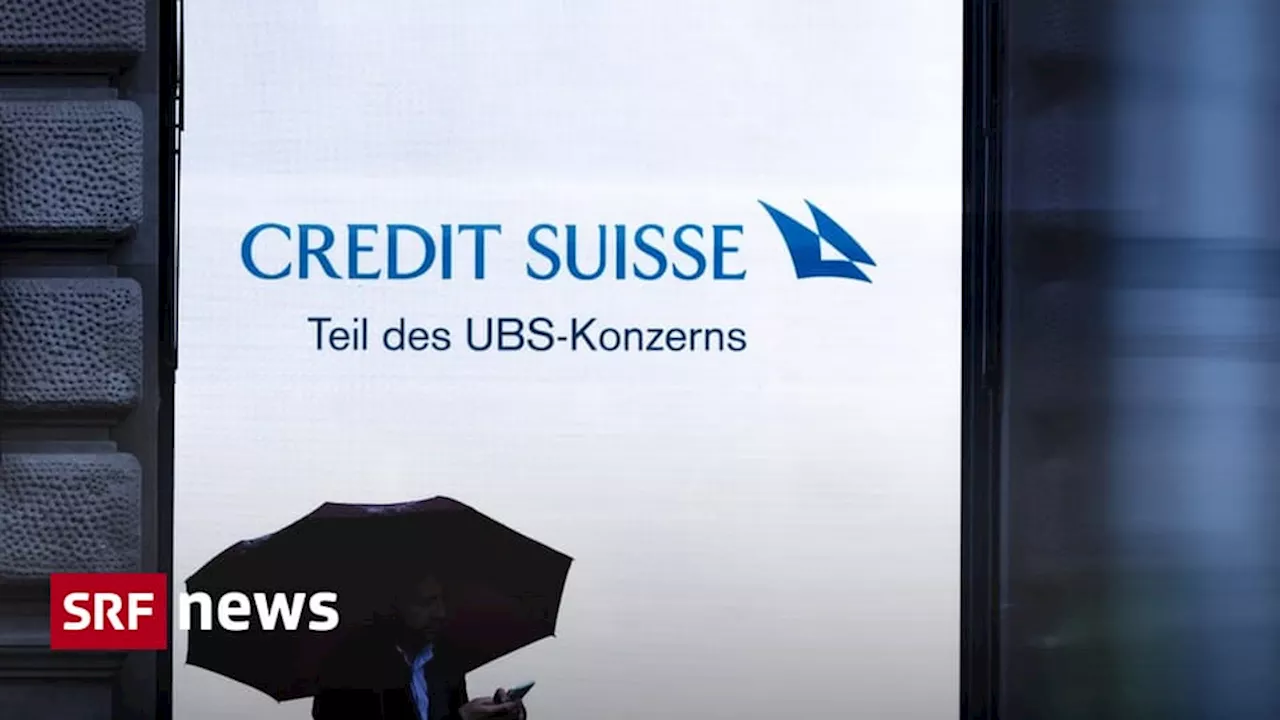 UBS: Credit Suisse (Schweiz) nicht mehr eigene Rechtseinheit