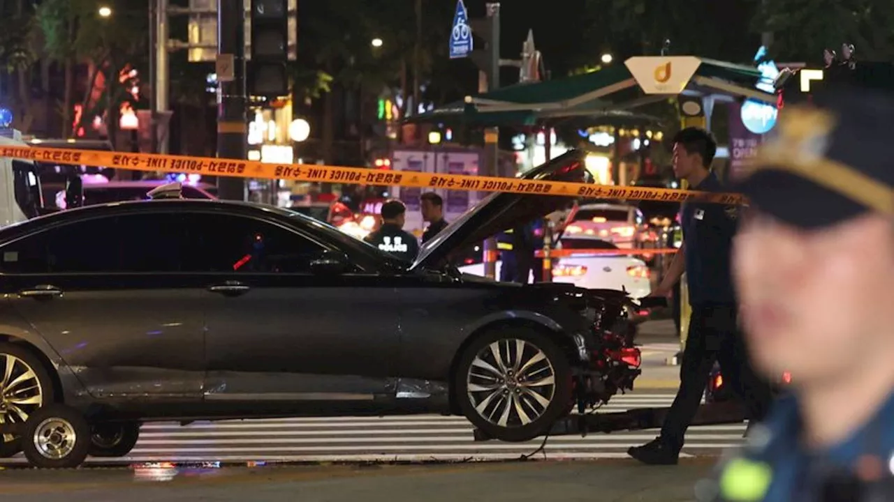 Tödlicher Unfall: Auto reißt bei Unfall in Seoul neun Menschen in den Tod