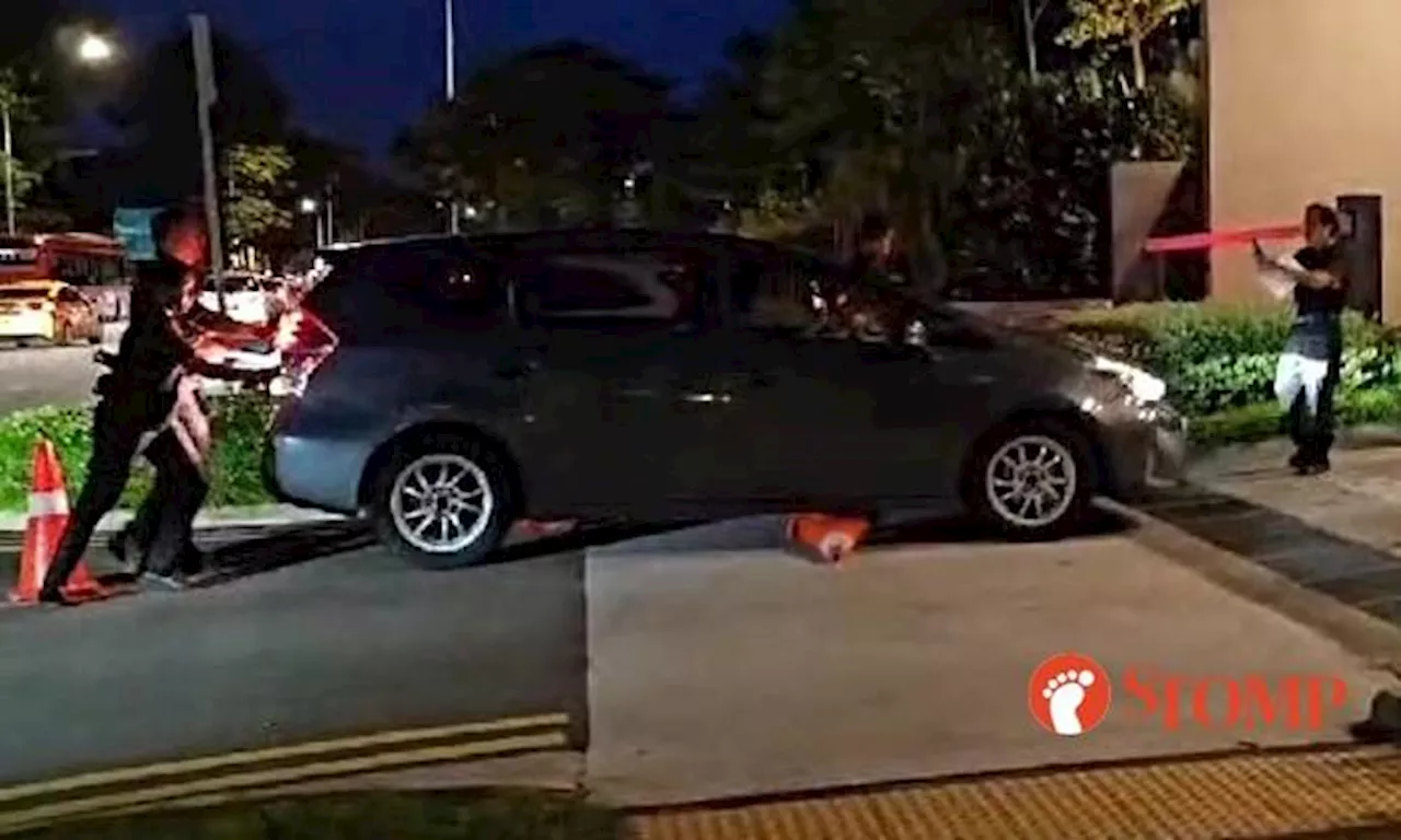 PHV driver reverses car into condo security guards, scolds them: 'You're just a bloody dog'