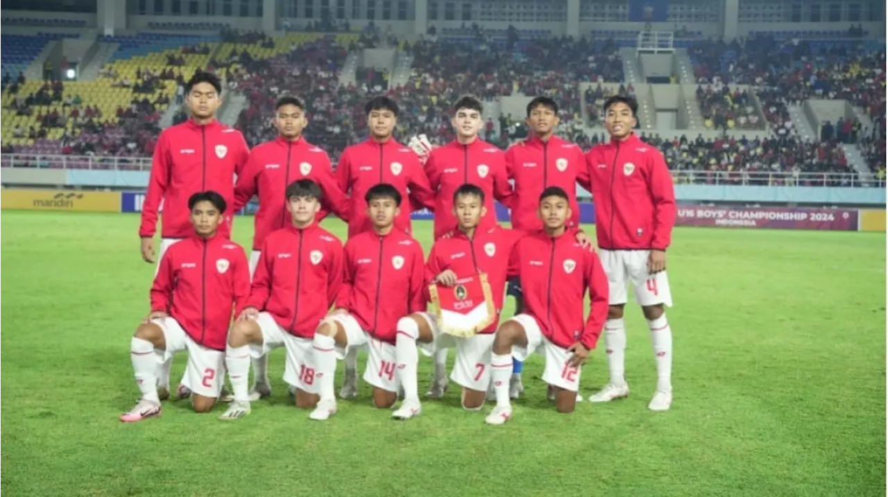 Duel Sengit, Timnas Indonesia U-16 Tahan Imbang Australia 2-2 di Babak Pertama