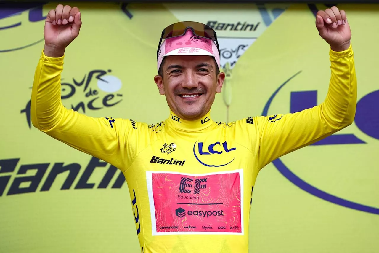 Tour de France. Richard Carapaz en jaune : « une récompense pour tous ces efforts et sacrifices »