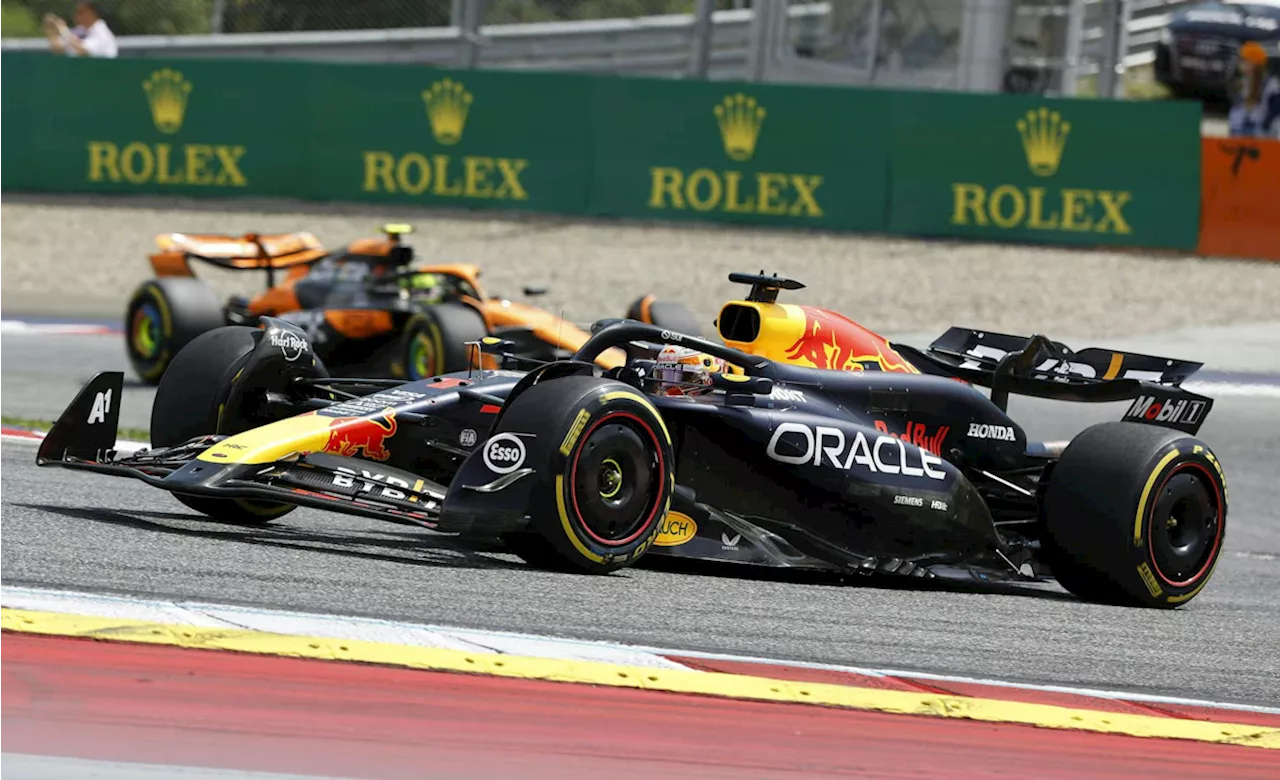 Max Verstappen und Lando Norris: Am Limit