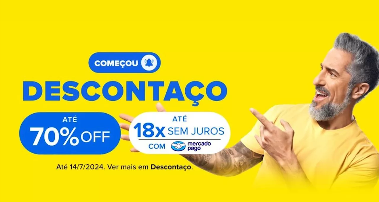 Ação 'Descontaço' do Mercado Livre tem eletroportáteis, eletrônicos e mais com até 70% Off; aproveite