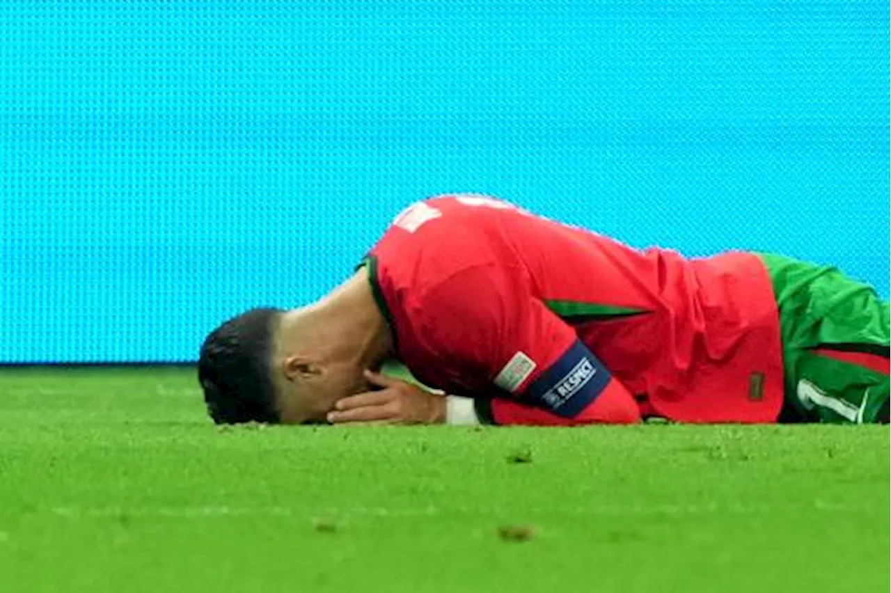 Euro 2024: Portogallo-Slovenia, Ronaldo in lacrime dopo il rigore sbagliato