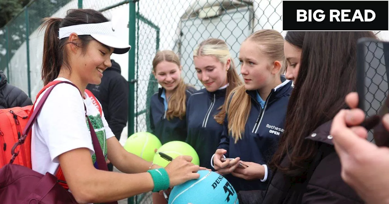 The 17% boom in British girls playing tennis – thanks to Emma Raducanu