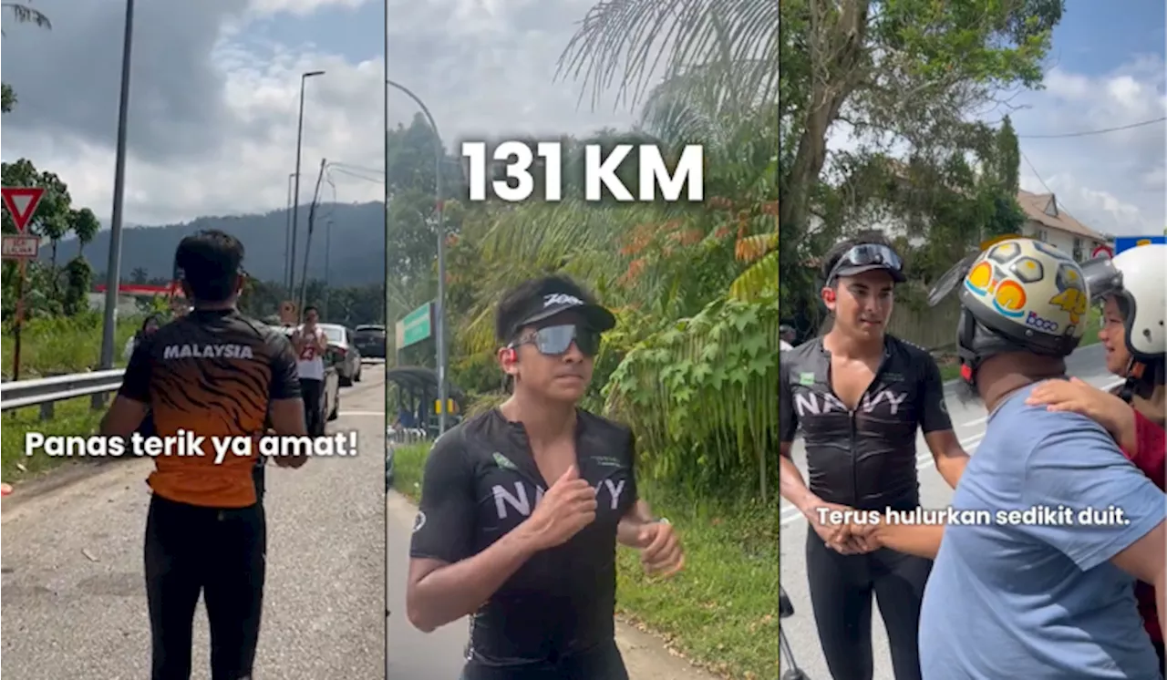 Langkah Muar: Syed Saddiq Tamatkan Larian Solo 200 km, Raih Sumbangan RM160,000