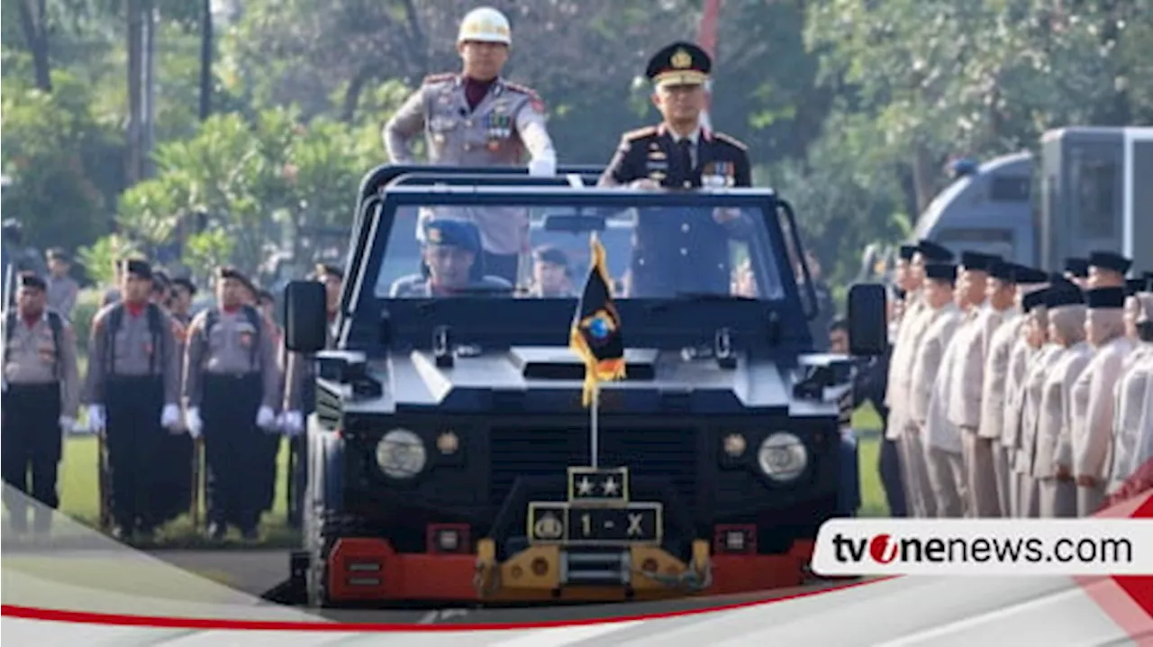 Upacara Hari Bhayangkara ke-78 di Mapolda Jatim, Ini Pesan Kapolda Jatim