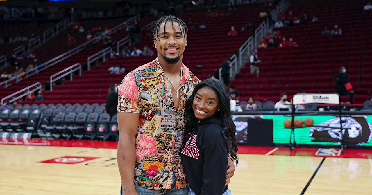 Jonathan Owens Celebrates Simone Biles Qualifying for 2024 Olympics