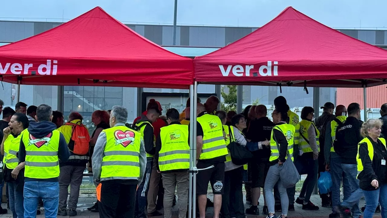 Erster Streik bei Zalando in Mönchengladbach